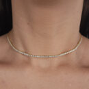 Gargantilha chocker riviera Dourada