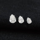 Trio de gota com pedra cristal