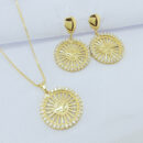 Conjunto redondo espirito santo trabalhado com zircônia