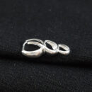 Brinco trio argola fio liso fechado