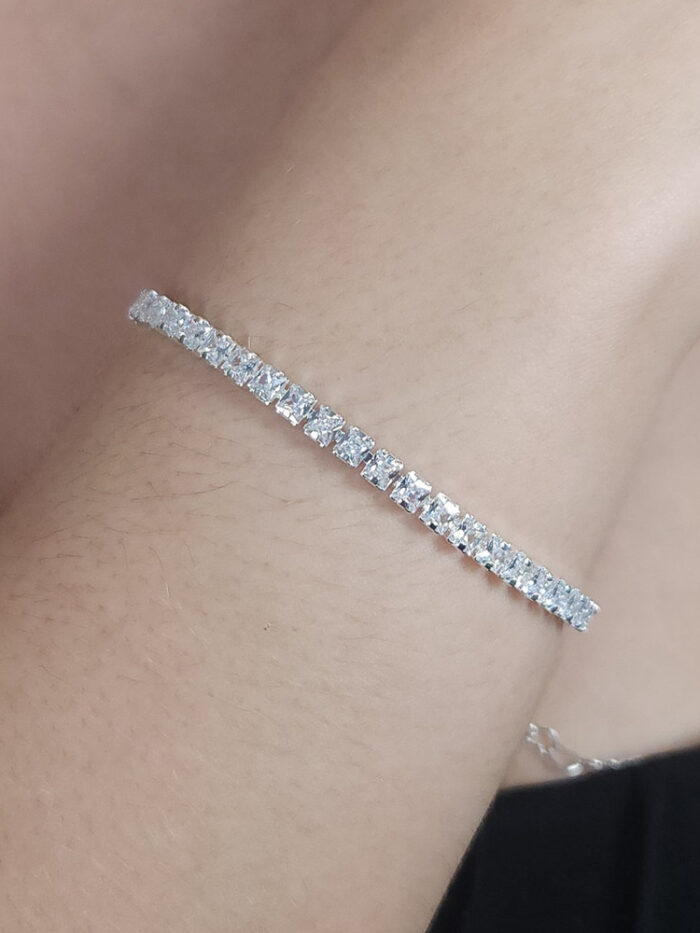 Pulseira riviera cristal