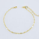 Tornozeleira coração cristal