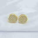 Brinco circular cravejado