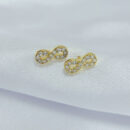 Brinco infinito cravejado