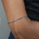 Pulseira masculina elos entrelaçados