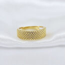 Anel com detalhe fosco