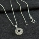 Gargantilha circulo cravejado