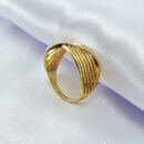 Anel fios vazados lisos