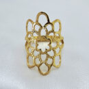 Anel estilo flor vazado