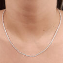 Gargantilha baianinha prateada