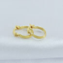 Argolinha liso dourado infantil-Ivo pita