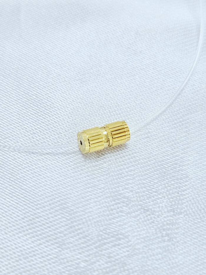 Gargantilha de nylon com nossa senhora aparecida