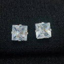 Brinco ponto de luz quadrado