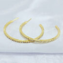 Argola fio cravejado