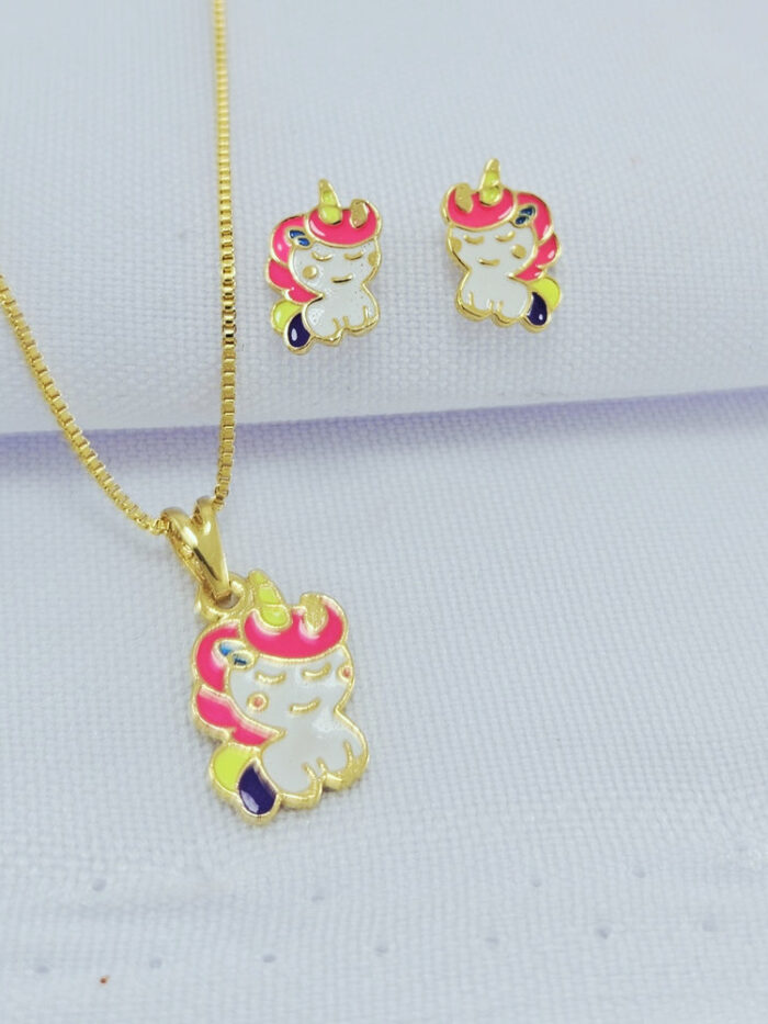 Conjunto infantil unicórnio