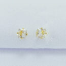 Brinco quadrado cristal