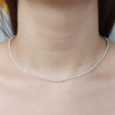 Gargantilha chocker riviera cristal fininha