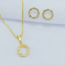 Conjunto infantil círculo cravejado