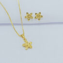 Conjunto infantil flor liso