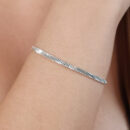 Pulseira elo escama detalhado