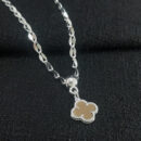 Gargantilha choker elos torcido com trevo