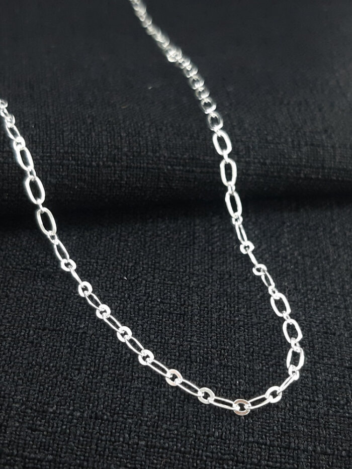 Gargantilha masculino elos ovais