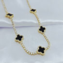 Choker fio riviera com trevo