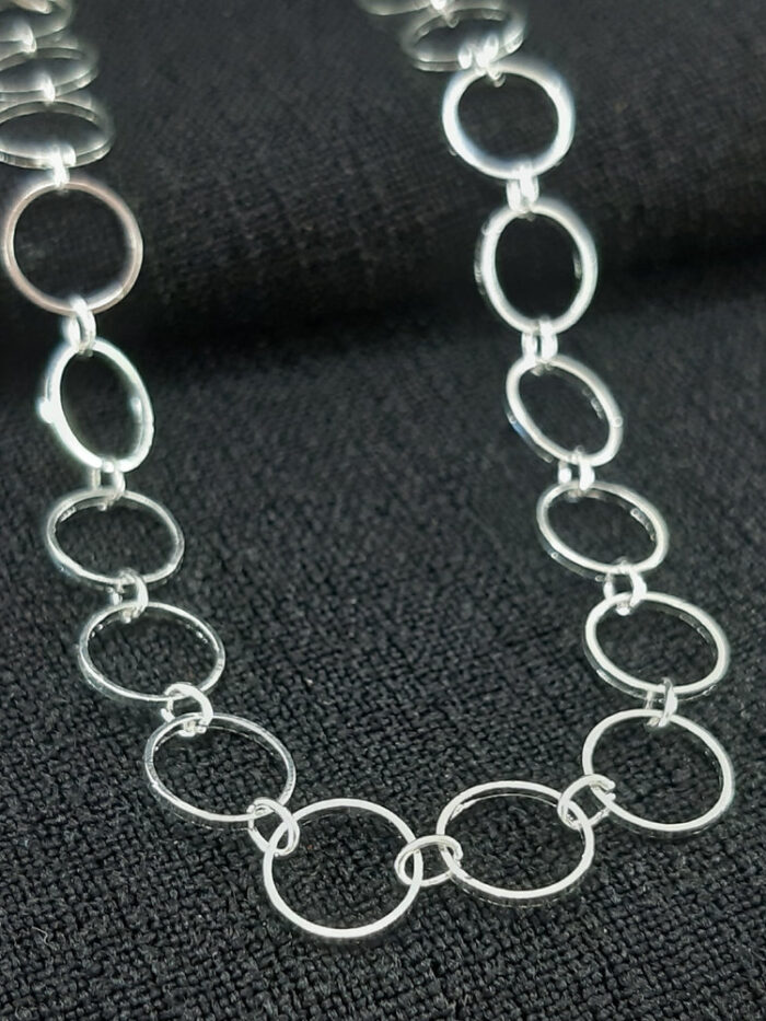 Gargantilhas choker elos circulos