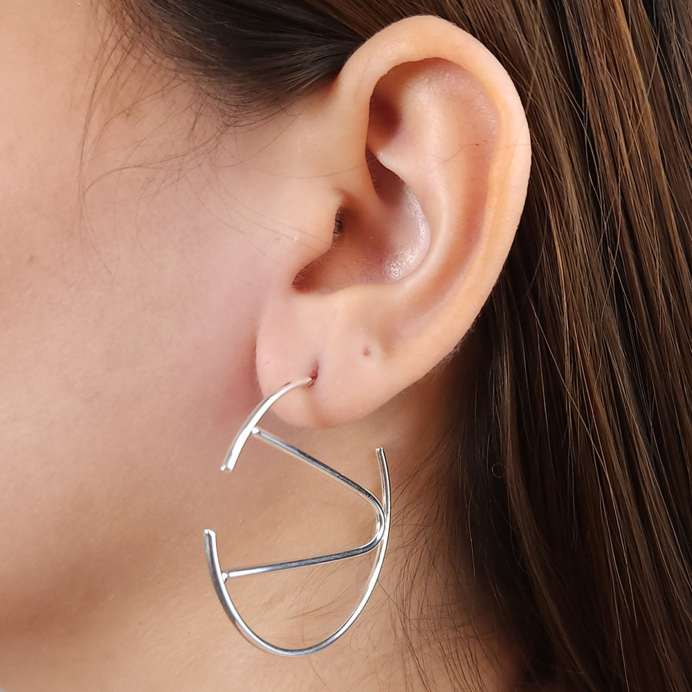 Argola aberta detalhe V