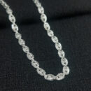 Gargantilha choker elos ovais vazados