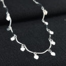 Gargantinlha chocker caninho detalhe coração liso chapeados