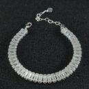 Pulseira riviera com pedras baguete