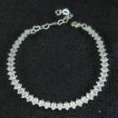 Pulseira riviera com pedras navetes