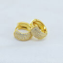 Argola cravejada boleada