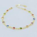 Pulseira com pontos de luz círculares