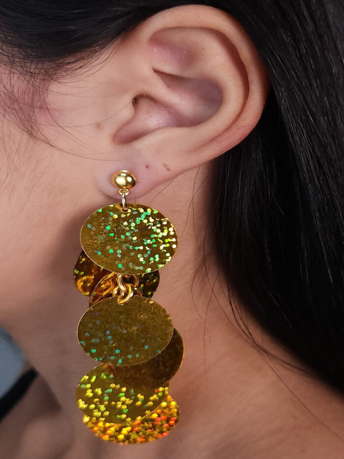 Brinco circulos pêndulo holográficos