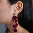 Brinco circulos pêndulo holográficos