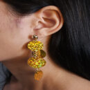 Brinco circulos holográficos pendulo