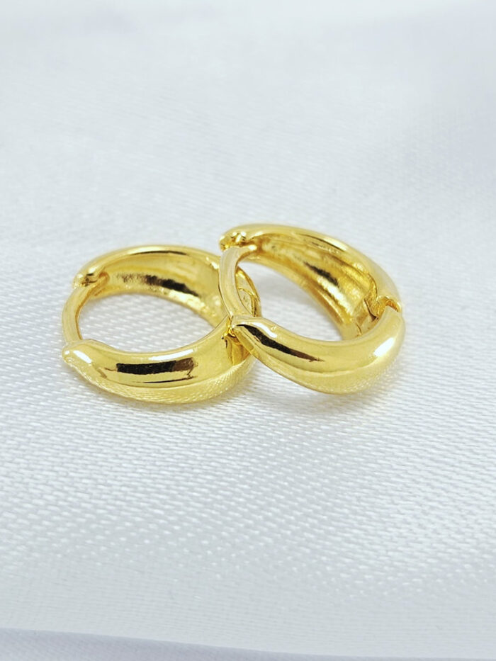 Argolinha boleada liso