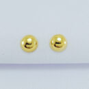 Brinco esfera dourado