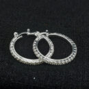 Argola fio cravejado