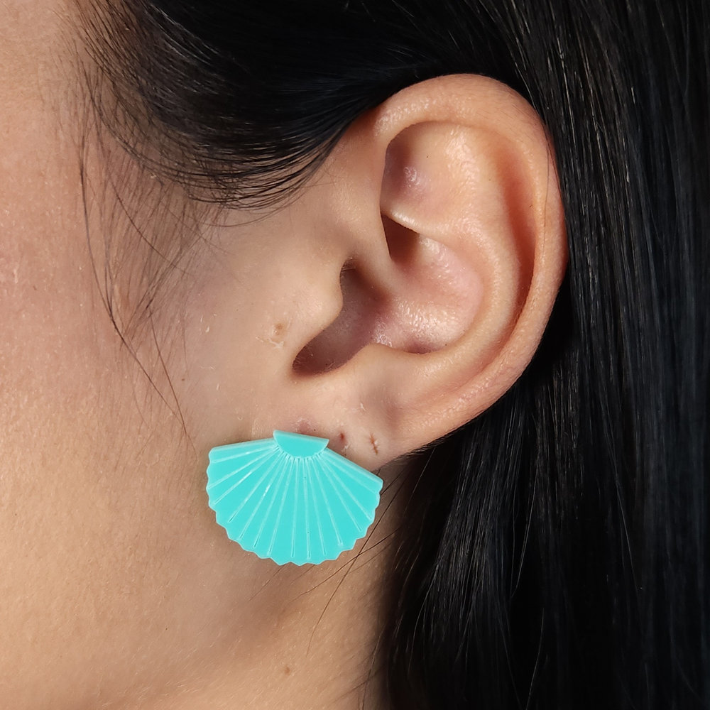 Brinco concha lisa - Imagem 3