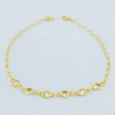 Pulseira pontos de luz com borda lisa