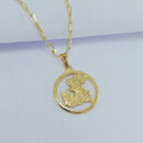 Gargantilha masculina São Jorge detalhe vazado