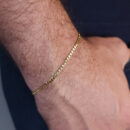 Pulseira masculina elos entrelaçados