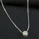 Gargantilha ponto de luz borda lisa