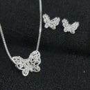 Conjunto borboleta detalhada