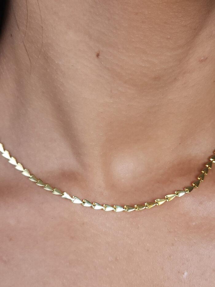 Gargantilha chocker detalhado