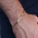 Pulseira masculina elo piastrine