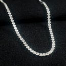 Gargantilha chocker riviera cristal detalhe liso